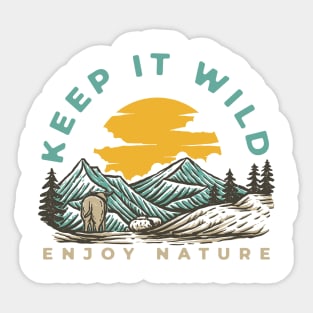 Keep It Wild Sticker